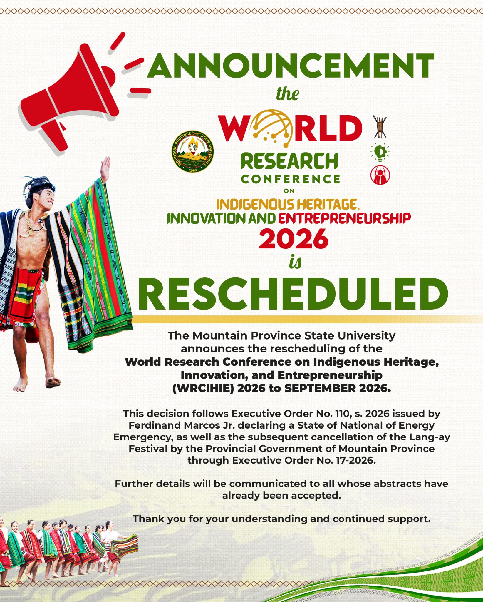 wrc 2026 resched poster announcement website